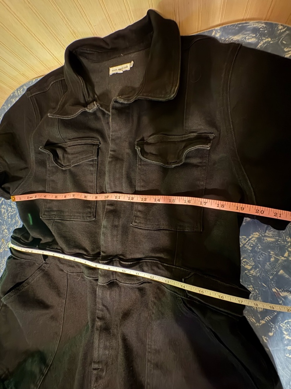Good American Black Short-Sleeve Utility Jumpsuit - Picture 5 of 7